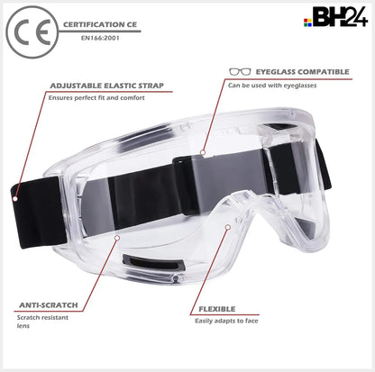 BH24 G-500 Reusable Respirator Mask with A1P2 Filters | Anti-Gas, Anti-Dust | Ideal for Painting, Woodworking, Construction, Sanding, Spraying & More