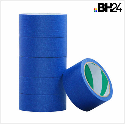 Blue Masking Tape – Professional Multi-Surface Painter’s Tape (1 Roll, 5CM x 50M) | High-Performance Adhesive Tape for Clean Paint Lines | Residue-Free Removal | Indoor & Outdoor Use for Painting, Crafting & Masking