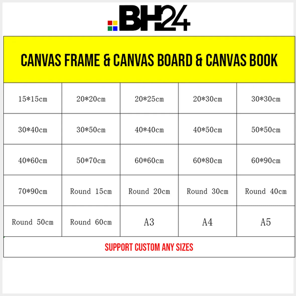 BH24 Premium 10-Pack White Canvas Panels – 20x25CM | Ready-to-Paint Blank Canvases for Art, Crafting, & Home Décor | Perfect for Acrylic, Oil, Watercolor & Mixed Media | Ideal for Professionals, Students & Beginners
