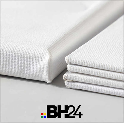 BH24 Premium 10-Pack White Canvas Panels – 20x25CM | Ready-to-Paint Blank Canvases for Art, Crafting, & Home Décor | Perfect for Acrylic, Oil, Watercolor & Mixed Media | Ideal for Professionals, Students & Beginners